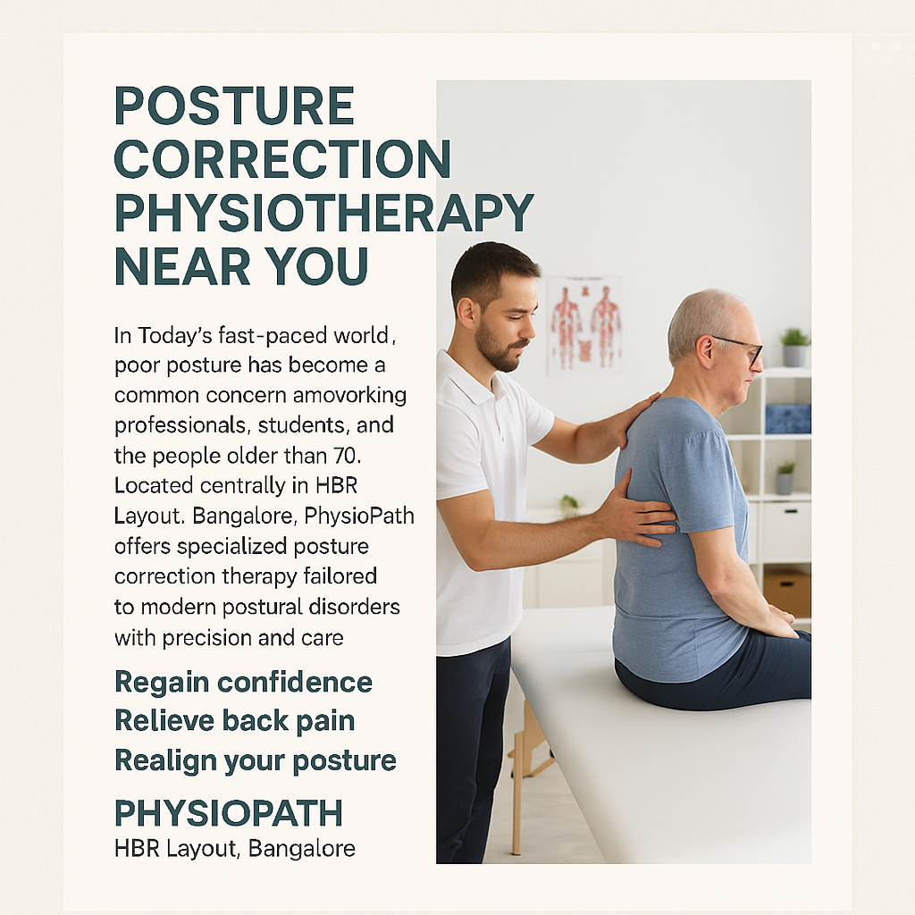 Expert Posture Correction Physiotherapy in HBR Layout Bangalore | PhysioPath